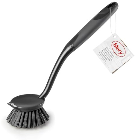 Mery - Küchenbürste Kratzfreier Reinigungspinsel mit ergonomischem Griff und Raspel