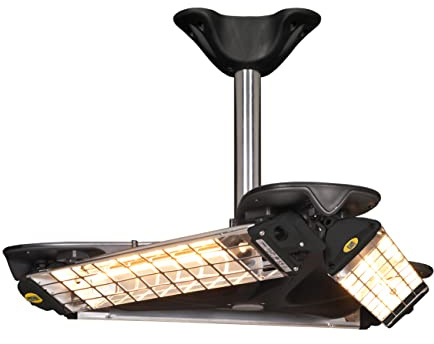 Mo-El Fiore Triangolo 3600 Halogen Infrarot Deckenheizstrahler IP65