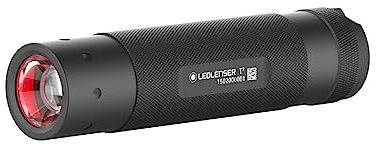 Ledlenser T2 LED-Taschenlampe, 240 lm, mit AAA-Batterie, 98g leicht, IPX6 | 180m Leuchtweite, einfache Bedienung, bis zu 25h Leuchtdauer, wasserabweisend, taktische Taschenlampe Taschenformat