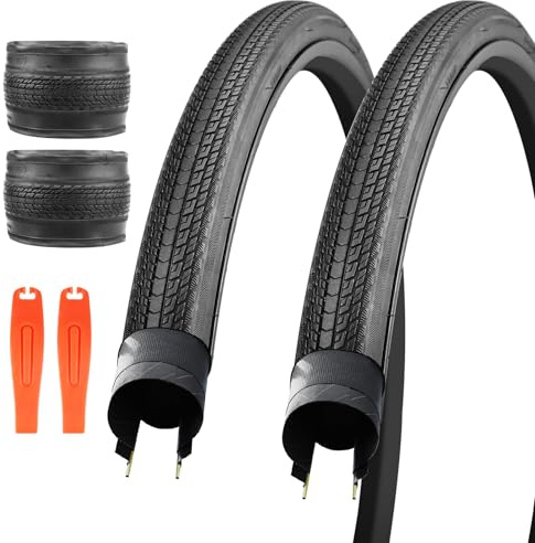 ZUKKA Rennrad Fahrradreifen 28 Zoll-2er-Pack Rennrad Reifen Faltbar 700 x35C Fahrrad Rennradmantel 37-622 für Fahrrad, für Gravel Bike, Mountainbike MTB