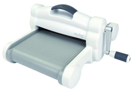 RAYHER 59398000 Sizzix Big Shot Plus Maschine, auch für A4, Karton, Plastik, weiß, 405 x 24 x 47.5 cm
