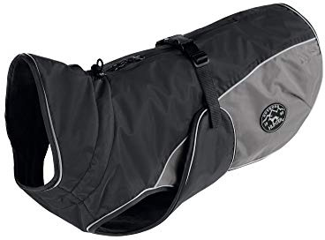 HUNTER Hundemantel UPPSALA COZY, Farbe: anthrazit/grau, wasser- und windabweisend, wärmendes Innenfutter, reflektierend, optimaler Komfort, waschbar bei 30 °C, für kalte Tage, Größe: 30