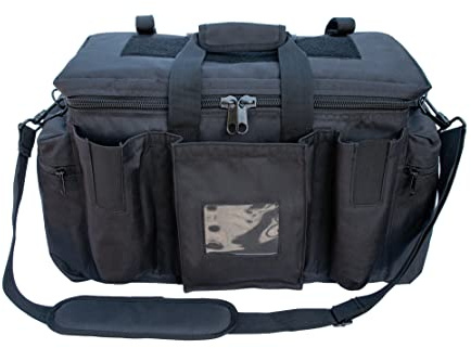 Armeeverkauf Polizei Einsatztasche Tasche mit Schulterriemen und Fächern schwarz Security bag Sicherheitsdienst …