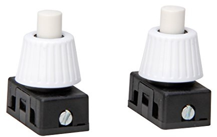 Kopp 192117081 Einbau-Druckschalter, 1-polig, 250 V, 2 A