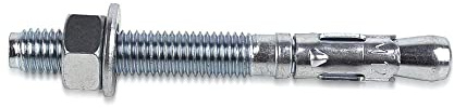 DOJA Industrial | Schwerlastanker für Schwerlast M10 | PACK 12 | Verzinkter Stahl Schwerlastduebel Betonanker | Duebel Bolzenanker | Beton Keilanker Schwerlastdübel | Ankerbolzen Schrauben