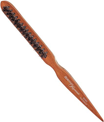 HERCULES SÄGEMANN - 9090 Toupierbürste | Holzbürste mit Naturborsten für besonders einfaches Toupieren und Styling | Holz und Wildschweinborsten