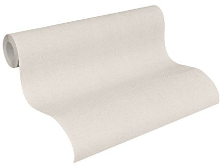 A.S. Création Vliestapete Elegance Tapete Unitapete 10,05 m x 0,53 m beige creme Made in Germany 304861 30486-1