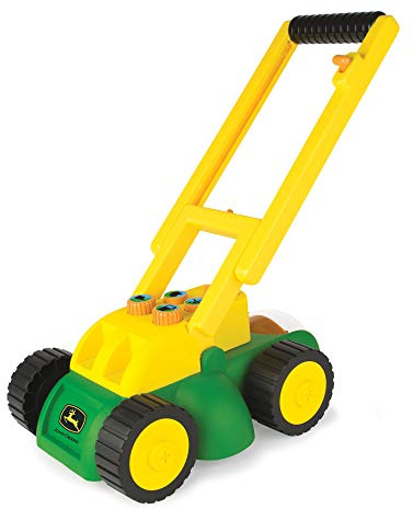 John Deere Elektronischer Spielzeug-Rasenmäher – Rasenmäher-Spielzeug mit interaktiven Geräuschen und Tasten – Kleinkind-Outdoor-Spielzeug – Sommerspielzeug – ab 2 Jahren, Grün