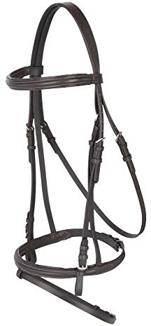 Kerbl 321179 Trensenzaum, Leder Kaltblut braun