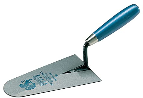AUSONIA - 41206 Verputzkelle ohne Haube Griff Holz 19 cm