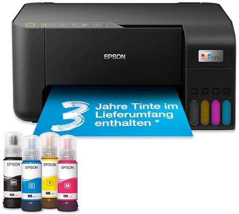 Epson EcoTank ET-2862 Multifunktionsdrucker 3-in-1 A4 Schwarz Tintenstrahl Wi-Fi