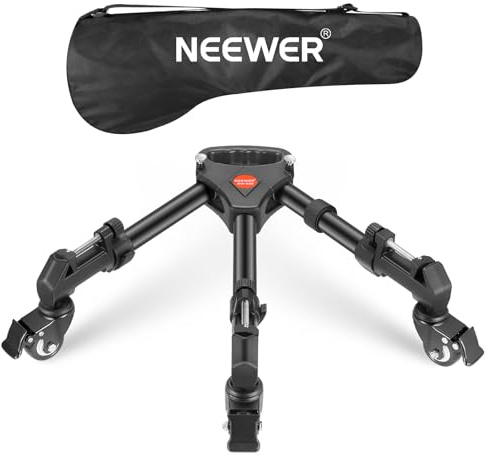 Neewer Fotografie Professionell Schwerlast-Stativ Dolly mit Gummi-Räder und verstellbaren Beinbefestigungen für Canon Nikon Sony DSLR-Kameras Camcorder Foto Videobeleuchtung