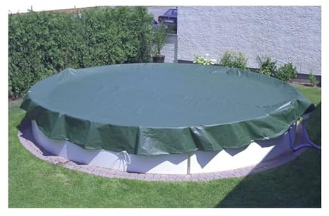 Winterabdeckplane 180 Gr./m² Oval und Achtform 7,00 x 3,50m Abdeckplane aus PEB