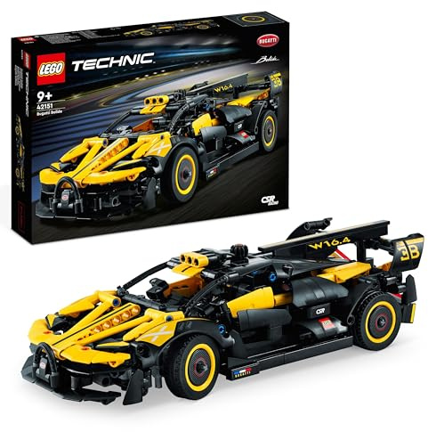 LEGO Technic Bugatti-Bolide, Auto-Modellbausatz, Sportwagen-Spielzeug, ikonisches Auto Set zum Sammeln, Bauspielzeug ab 9 Jahren 42151