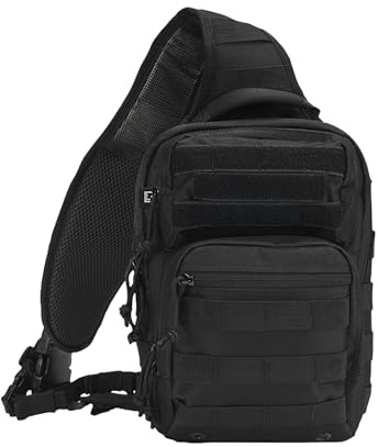 Brandit US Cooper Sling Pack Medium, Farbe: black, Größe: OS