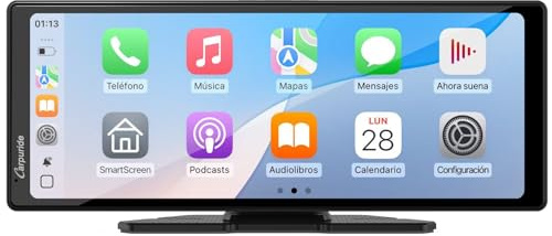 Carpuride V92 Tragbares Autoradio Kabellos Carplay & Android Auto, 10,26 Zoll 1080P HD Touchscreen Radio mit BT 5.0, Mirror Link Halterung Truck RV Armaturenbrett