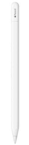 Apple Pencil (USB C): Pixelgenaue Präzision, Neigungssensitivität und branchenführende niedrige Latenz zum Notizenmachen, Zeichnen und Unterschreiben von Dokumenten. Lädt und koppelt über USB C
