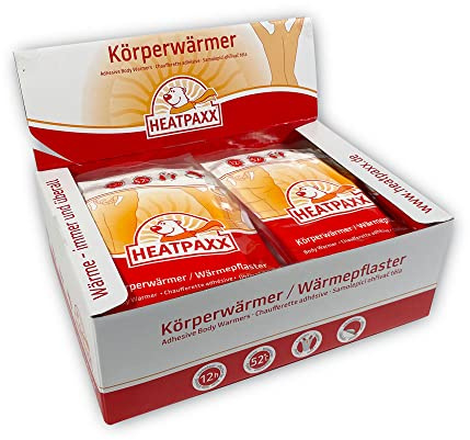 HeatPaxx Körperwärmer | 40 Wärmepflaster | EXTRA WARM | Dünnes und leichtes Wärmepflaster für Bauch und Rücken | punktgenaue Wohlfühlwärme | Bodywärmer – Rückenwärmer
