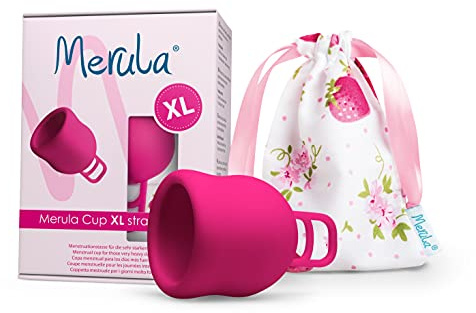Merula Cup XL strawberry (pink) - Die Menstruationstasse für die sehr starken Tage
