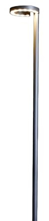 Lucande LED Mastleuchte/Wegeleuchte, Aussenleuchte Stehlampe 2 m Gartenlaterne IP54 Kandelaber 14W warmweiß (3.000K)