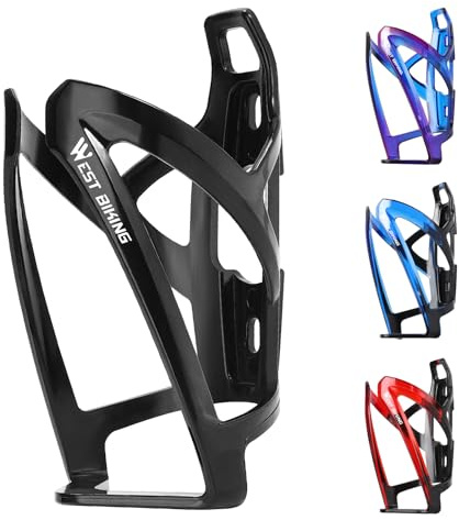 West Biking Flaschenhalter Fahrrad, langlebige ultraleichte Kunststoff Wasserflaschenhalter, leichte PC Getränkehalter für Fahrrad, Radfahren Flaschenhalter Käfige für MTB, Rennrad, Mountainbikes