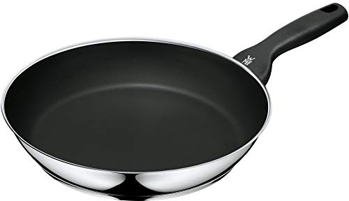 WMF Ceradur Profi Bratpfanne Induktion 28 cm, Keramikpfanne, Cromargan Edelstahl beschichtet, Keramikbeschichtung, Kunststoffgriff