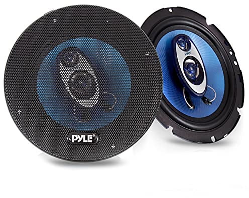 Pyle Auto Lautsprecher 165mm 3 Wege Set 360W 6.5 Zoll - Einbaulautsprecher Set Kfz Lautsprecher mit Hochtöner Mitteltöner Car Hifi Klang klare Höhen kraftvoller Sound OEM Passform einfache Montage
