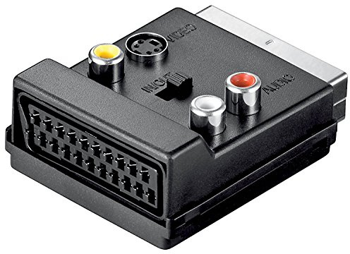 Scartadapter special Stecker / Buchse 3x Cinchbuchse und 4-pol. mini DIN Buchse