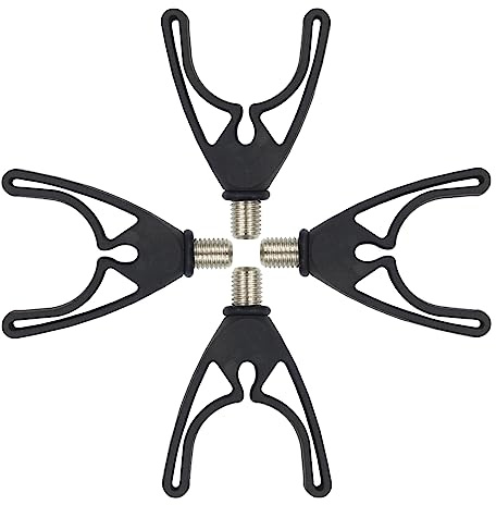 Steinn Rutenauflagen robust Ruten Halterung für Rutenhalter Rutenständer Rod Pods Buzzer Bars und Bank Sticks (9cm, 4, Anzahl)