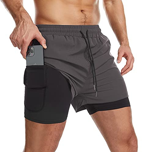Danfiki Kurze Hosen Herren Sporthose Running Shorts Laufshorts Schnell | Sport,Hose,Leicht,Schnell,Reißverschlusstasche,Taschen,Laufen,Basketball,Swim,Gym,Freizeit,Fitness,Training,