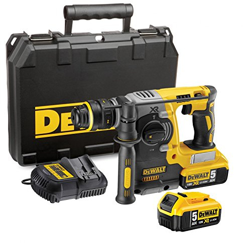 DeWalt DCH 273 P2 Akku Kombihammer 18V 2,1J SDS-Plus Brushless + 2x Akku 5,0Ah + Ladegerät + TSTAK