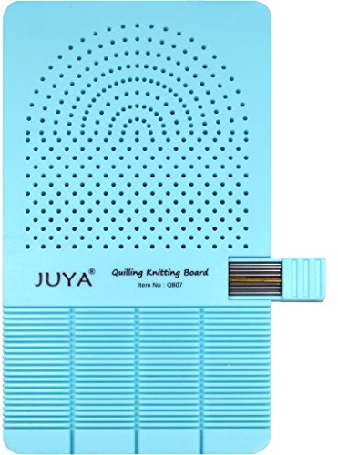JUYA Quilling Strick Brett mit 2 Funktionen haben Sticks Aufbewahrung (Blau)