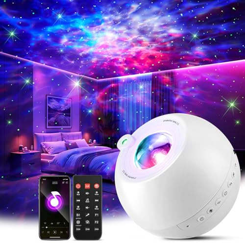 One Fire Sternenhimmel Projektor Galaxy Projector Geschenke Nachttischlampe