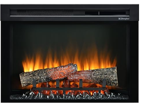 Dimplex XHD 26'' Elektrokamin Einsatz - Wandkamin - Elektrokamin mit Heizung - 1400W - Kamineinsatz Elektrisch mit LED Optiflame Flammeneffekt - Zuschaltbare Heizung - Mit Fernbedienung