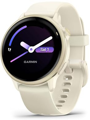 Garmin vívoactive 6 42mm - Fitness-Smartwatch, 1,2" AMOLED-Touchdisplay, bis zu 11 Tage Akkulaufzeit, 80+ Sport-Apps, Trainingsoptionen, Gesundheitsfunktionen, Smart Notifications, GarminPay