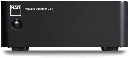 NAD CS 1 Netzwerk Streamer Schwarz mit Bluetooth, AirPlay 2, Chromecast, Spotify Connect