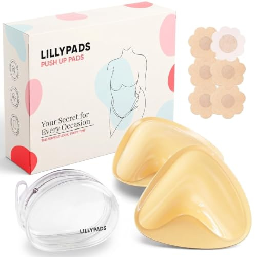 Lillypads® Push Up Pads für Dirndl & Oktoberfest – Selbstklebende BH Einlagen für Push-Up Effekt – Hautfreundlich – Wiederverwendbar – Für Cup A–D