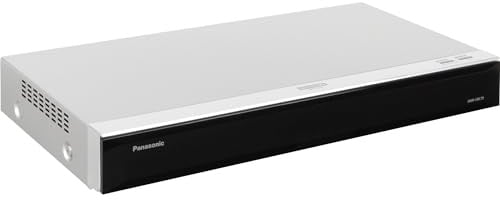 Panasonic DMR-UBC70EGS Recorder (500GB HDD, 4K Blu-ray Disc, 4K VoD, UHD TV Empfang, 2x DVB-C/T2 HD Tuner, silber)