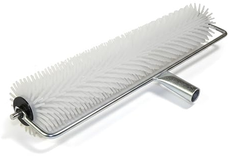 DEWEPRO® Entlüftungsroller Stachelwalze ø85mm x 460mm Breite - Handstachelwalze mit 20mm Stachellänge - Entlüfterrolle, Entlüftungswalze - Igelwalze in Profi-Qualität