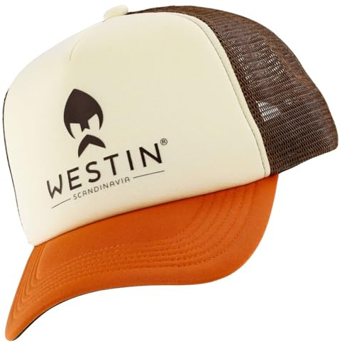 Westin Texas Trucker Cap Old Fashioned - Angelcap für Spinnfischer, Angelbekleidung, Angelmütze, Angelhut, Basecap für Angler, Anglercap