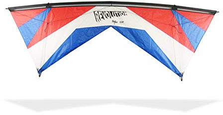 Revolution Kites Reflex Lenkdrachen Experience EXP R/W/B, Blue/White/Red