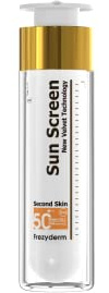 FREZYDERM Velvet Face Sonnencreme SPF 50, Feuchtigkeitsspendender Sonnenschutz für Gesicht und empfindliche Haut, Tägliche Feuchtigkeitscreme mit UVA-UVB-Schutz, wasserfest, Ohne Parabene, 50 ml