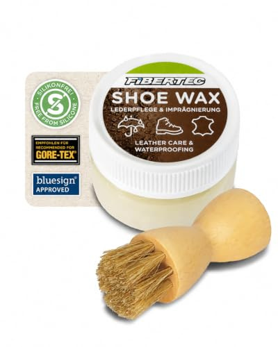 FIBERTEC Shoe Wax Schuhwachs für Leder, farblos