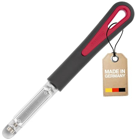 Westmark Tomaten-/ und Kiwischäler mit gezackter Klinge, Retro Design, 18,5 x 2,2 cm, Edelstahlklinge, Tomfix Retro-Look, 2946RT60, schwarz/silber, 18.5 x 2.2 x 1.8 cm