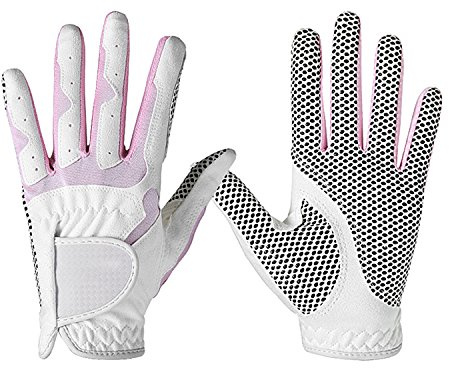 1 Paar Golfhandschuhe für linke und rechte Hand, Allwetter-Golfhandschuhe, rutschfest, atmungsaktiv, langlebig und verschleißfest, volle Finger-Schutzhandschuhe für Sport, Regenhandschuhe für Damen,