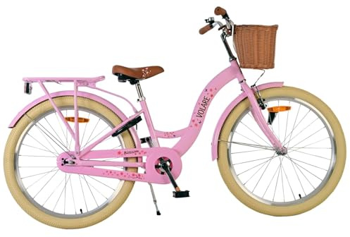 Volare Blossom Kinderfahrrad - Mädchen - 24 Zoll - Rosa