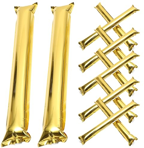 jojofuny 72 Stk Hände Zum Klatschen Klatschen Party Noise Sticks Concert Sticks Bam Bam Sticks Jubelst Kunststoff Aufblasbare Klatsche Aufblasbare Klatschstangen