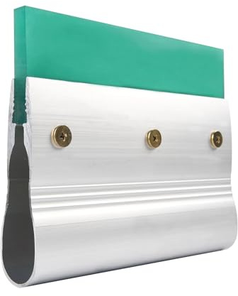 Siebdruck-Rakel Siebdruckrakel Aluminium Siebdruck Farbschaber für de Siebdruck, 75 Durometer, 1 Stück (Square-Cut, 15cm)