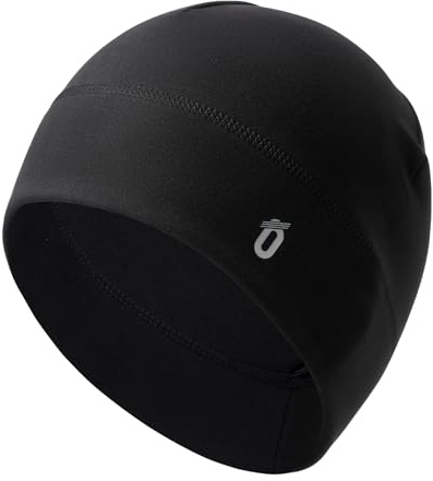 GEAR WEAR Fahrradmütze,Dünnes Leichtgewicht Warmes Microfleece Wintermütze Sportmütze Fahrrad Mütze Atmungsaktiv für Laufmütze Skifahren Snowboarden Klettern Motorrad Skull Winter Herren Damen