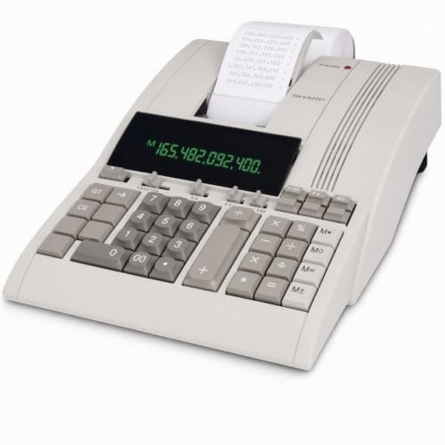 Olympia - Druckender Tischrechner CPD 5212 E inkl Netzteil | 12-Stelliges, neigbares Display & 2 Farben Druckwerk schwarz/rot | 5 Umrechnungskurse einstellbar | Ergonomische Tasten